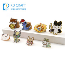 China manufacturers wholesale no minimum cheap custom logo 3d cartoon anime souvenir badge metal enamel lapel pin
